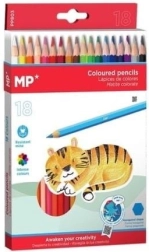 Spalvoti pieštukai MP 18 vnt.
