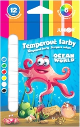 Temperorinės spalvos Ocean World 6×12 ml rinkinys