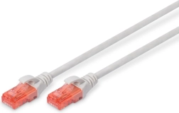 Patch cord U/UTP cat.6 PVC 2m gray