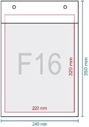 Burbulinis vokas F16 240 × 350 mm AROFOL