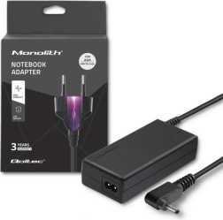 Power adapter for ASUS 65 W, 19 V, 3.42 A, connector 4.0 × 1.35 mm + power cable