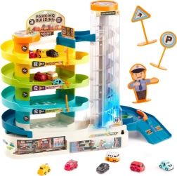 Automobilių stovėjimo garažas su 4 aukštais, elektriniu keltuvu ir 6 mašinėlėmis