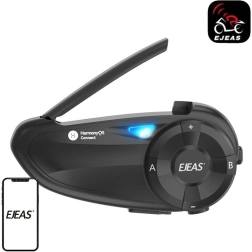 Motociklo interkomas EJEAS Q7 su Bluetooth 5.1 ir 800 m ryšio atstumu