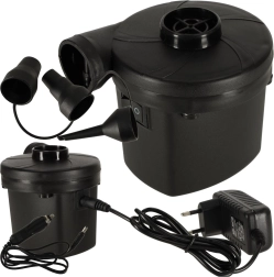 Elektrinė pripūtimo pompa čiužiniams, nešiojama 2 viename