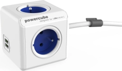 Maitinimo ilgintuvas PowerCube Extended USB 1,5 m, mėlynas