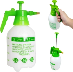 Handheld pressure sprayer 2 L green