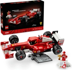 Lego Icons Ferrari F2004 ir Michael Schumacher konstruktorius