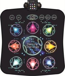 Interactive dance mat dancing challenge