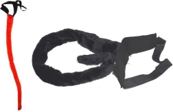 Velnio uodega raudona 80 cm