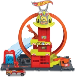 Hot Wheels City super gaisrinė stotis su kilpa