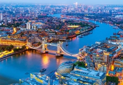 Londono vaizdas iš oro – 1000 dalių dėlionė CASTORLAND
