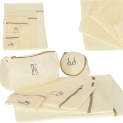 Skalbinių tinklinių maišelių rinkinys, 6 vnt.