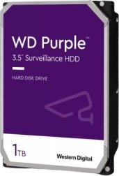 WD Purple internal HDD for surveillance camera systems 1 TB 3.5"