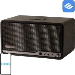 Edifier S300 wireless speaker black walnut