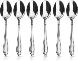 Plieniniai arbatiniai šaukšteliai CONIC, 6 vnt.