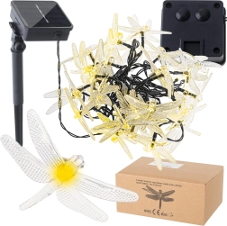 Saulės dekoratyvinės švieselės su laumžirgiais