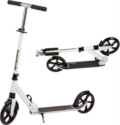 City foldable scooter for children and teenagers with adjustable height 95–105 cm and 200 mm wheels – black