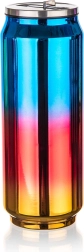 Termosinė skardinė 0,43 l vaivorykštinė mėlyna BE COOL