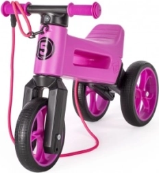 Balansinis dviratukas Funny Wheels Rider SuperSport 2in1 su dirželiu – Violetinė