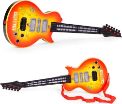 Kids' rock guitar with LED lights and infrared sensor
