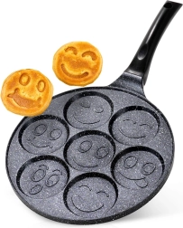 Granito kiaušinių keptuvė su 7 angomis BASIC LINE 26 cm