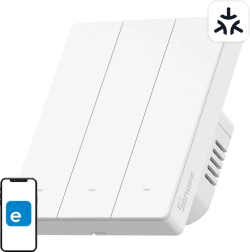 Sonoff M5 Matter smart wall switch, 3-channel, for frame