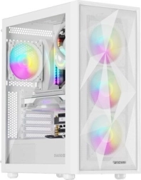 Genesis Diaxid 605 ARGB PC case, midi tower, USB‑C, white