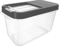 Orion storage box with sliding lid 10 l gray