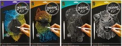 GRAFIX Rainbow Scratch Art Picture - Cat