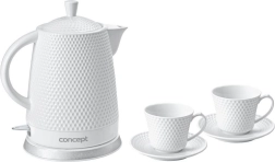 Ceramic electric kettle with cups CONCEPT 1.5 l