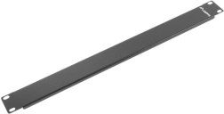 Juoda aklė 19'' spintai 1U