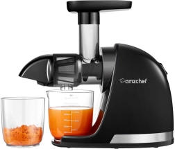 Slow Juicer AMZCHEF Black