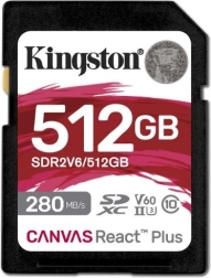 Atminties kortelė SD 512GB Canvas React Plus