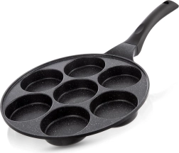 Granito keptuvė kiaušiniams su 7 angomis GRANDE 27 cm