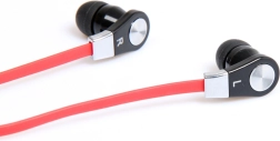 Ausinės MAGICSOUND DS-2 su mikrofonu, juodai raudonos