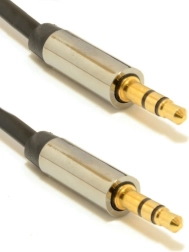 Stereo kabelis 3,5 mm jack M/M 0,75 m