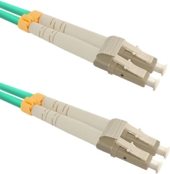 Optinis patch kabelis LC/UPC – LC/UPC, daugiamodis OM3 50/125, 3 m