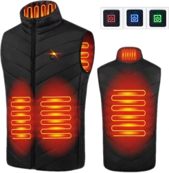 Unisex šildoma USB liemenė, dydis 2XL