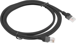 6 kategorijos patchcord kabelis 2 m juodas