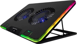 TRACER GameZone Snowman Pro 17" cooling pad with RGB lighting