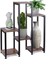 Metalinis daugiaaukštis gėlių stovas 80 cm