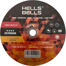 Grinding wheel for steel 230 × 7 × 22.2 mm
