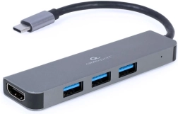 USB‑C šakotuvas su HDMI ir 3× USB 3.0