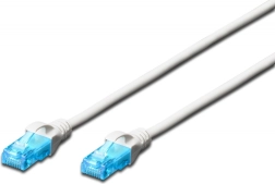 Jungiamasis kabelis (patch) RJ45–RJ45 kat. 5e U/UTP 0,25 m baltas
