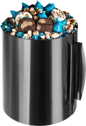 Reguliuojamas konditerinis torto žiedas 16–30 cm, aukštis 20 cm RUHHY