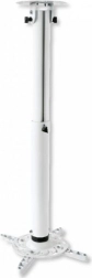 Lubinis projektoriaus laikiklis, reguliuojamas aukštis 50–77 cm, keliamoji galia 15 kg, baltas