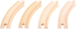 Ilgos lenktos bėgių dalys Bigjigs Rail