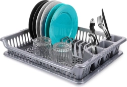 Pilkas indų džiovintuvas 46 × 37 × 8,5 cm