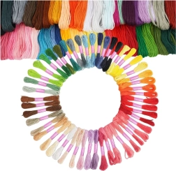 MAALEO embroidery floss, set of 50 colors