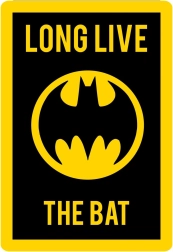 Batman kilimėlis 80 × 120 cm – licencijuotas poliesterio kilimėlis